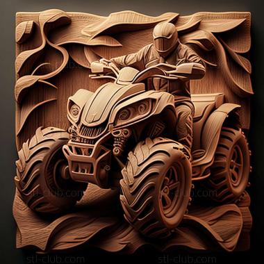 3D мадэль Yamaha Kodiak 700 (STL)